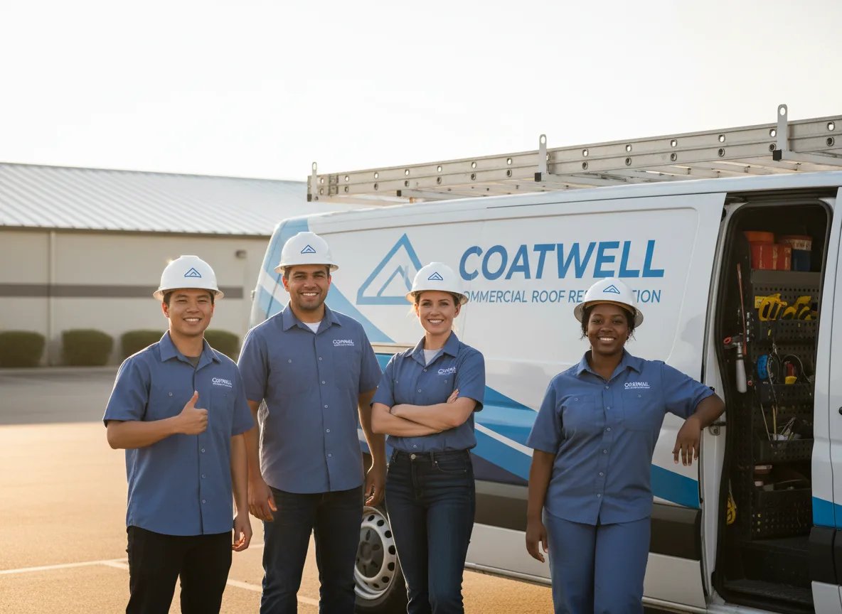 Commercial roof coating company in Forest Lake, MN